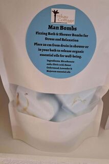Man Bombs! Relaxation Bath & Shower Bombs